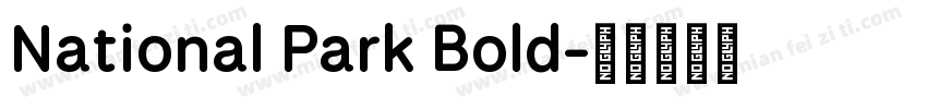 National Park Bold字体转换